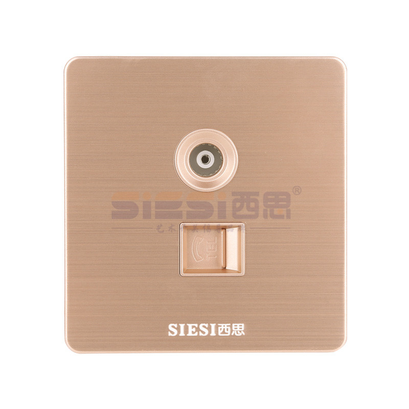 一位电视、电话插座